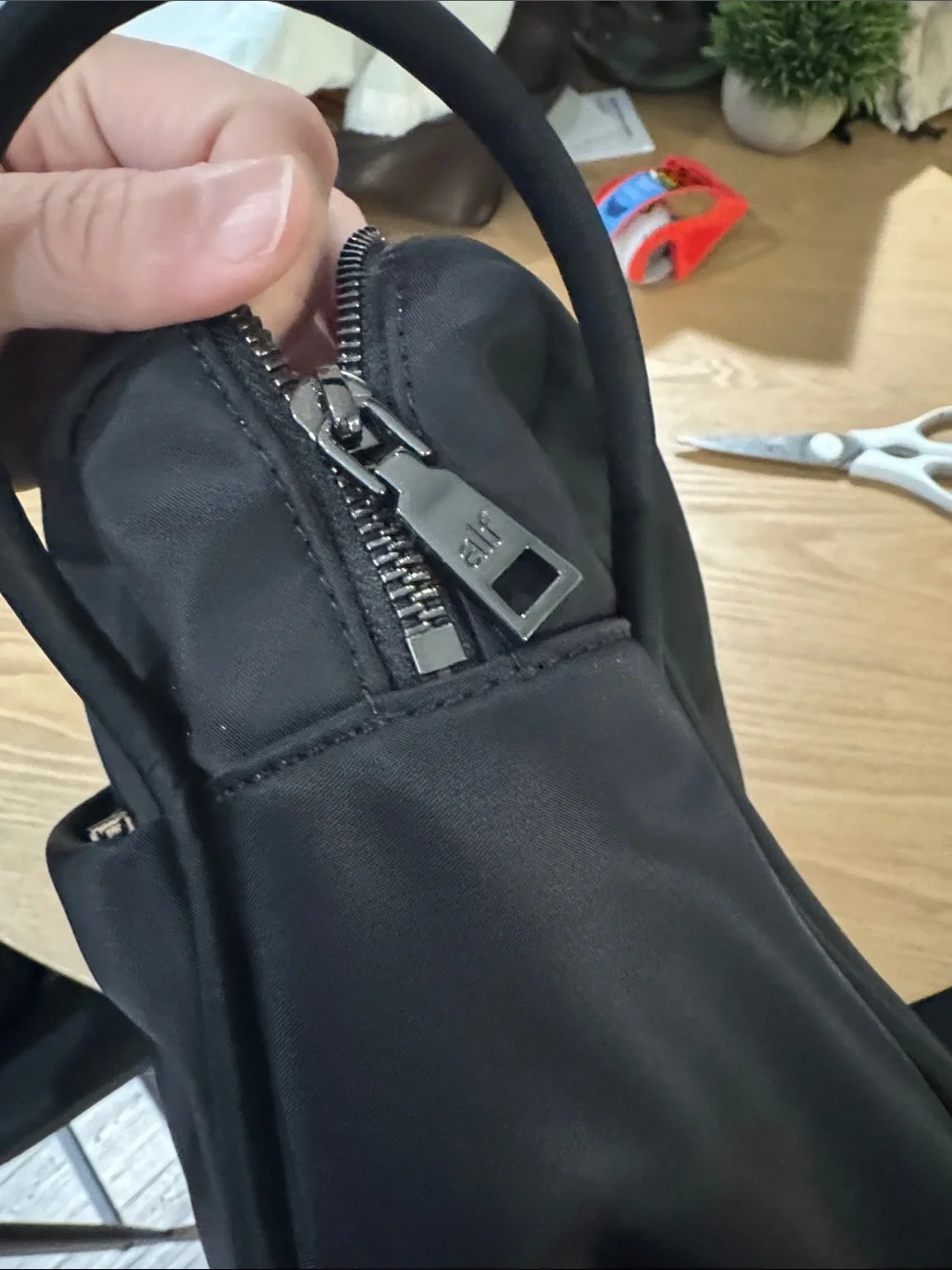 Alf the Label the Jacky Pram Caddy-Black /gunmetal  Bag